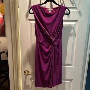 Business, synched waist, eggplant, great fit